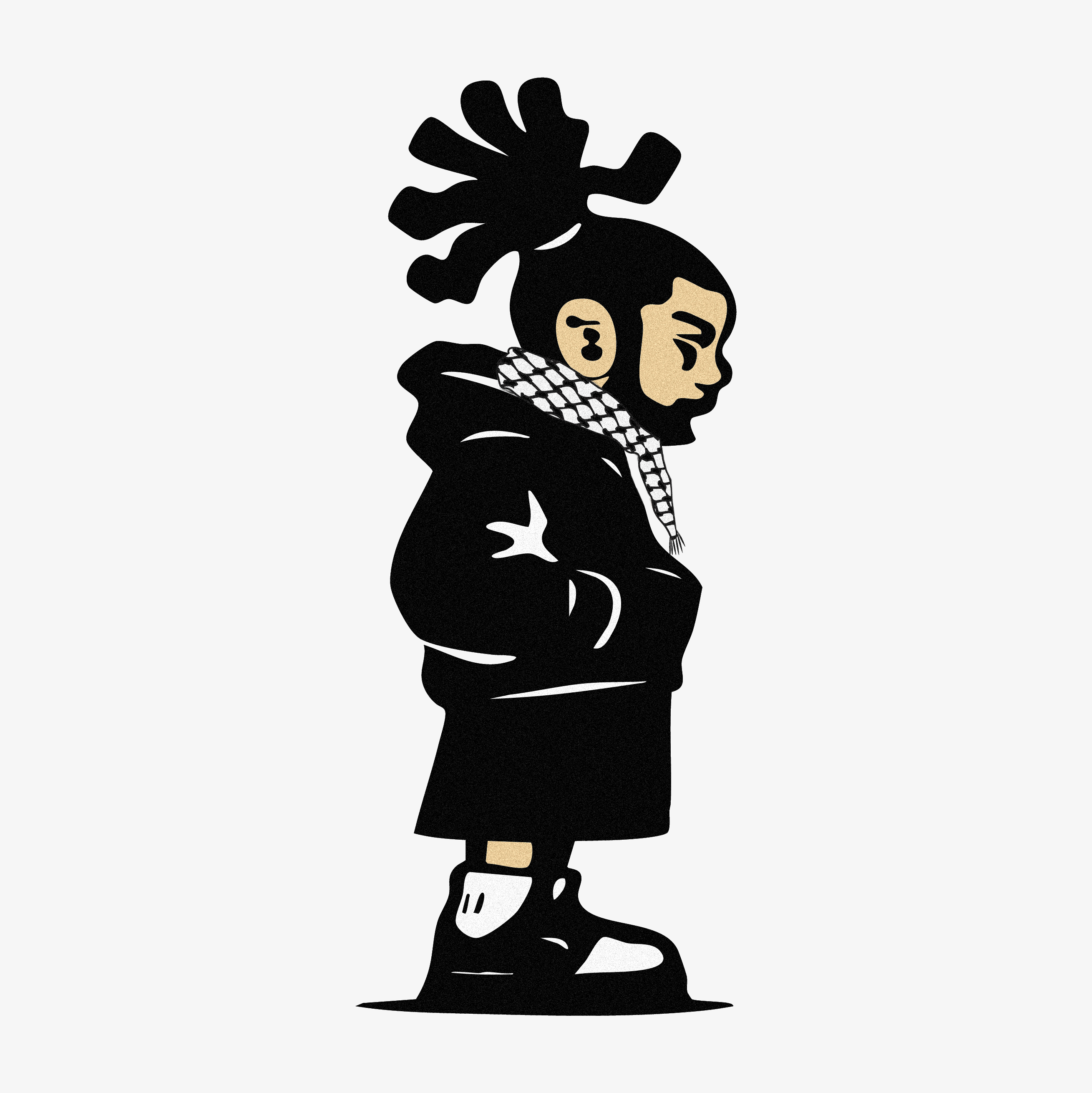 Djappa Man Character Design