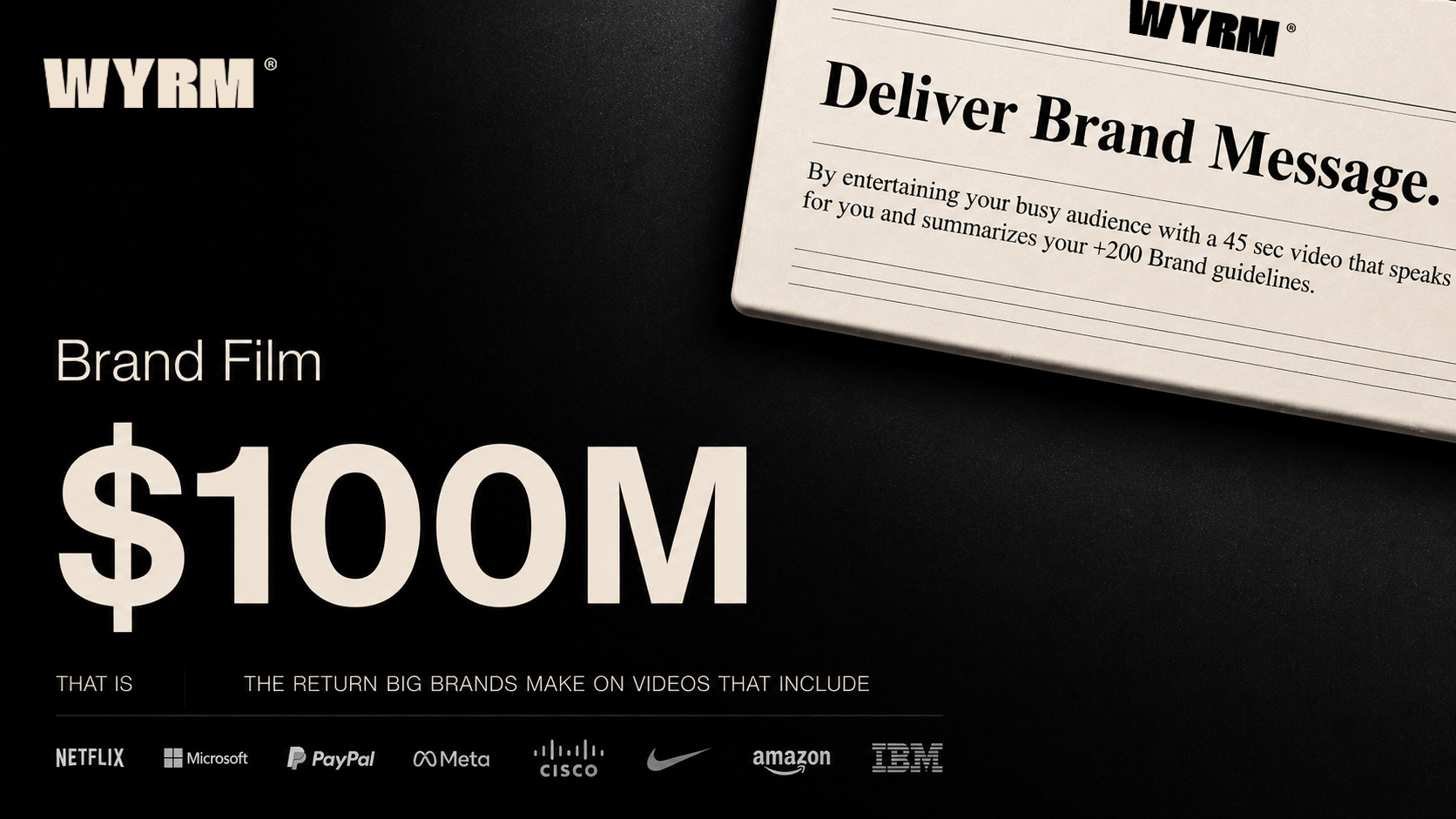 $100M Brand Identity Thumbnail